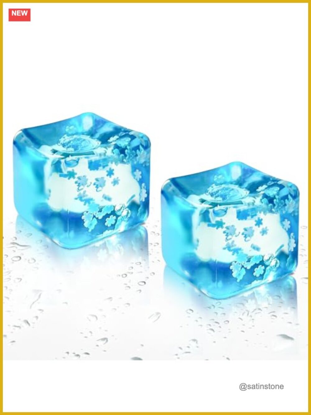 Stress Cubes & Balls for Adults, TPR Fidget Toys for Focus & Relaxation, 2 Pack